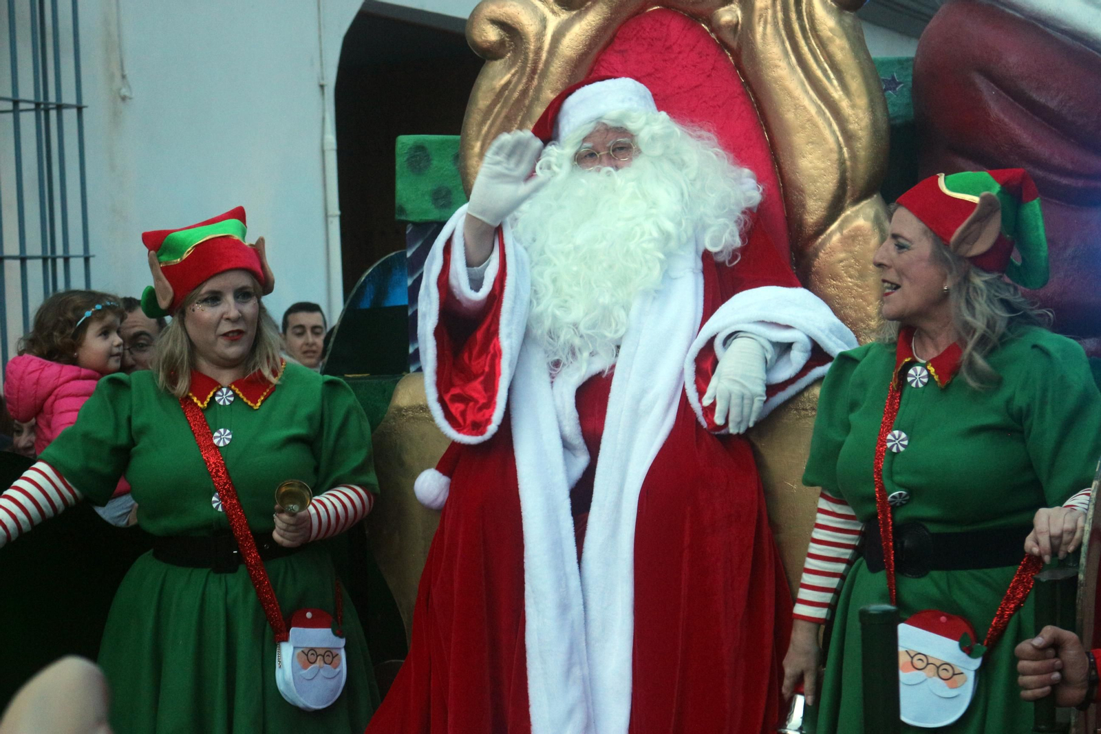 Visita de Papá Noel a Puerto Real