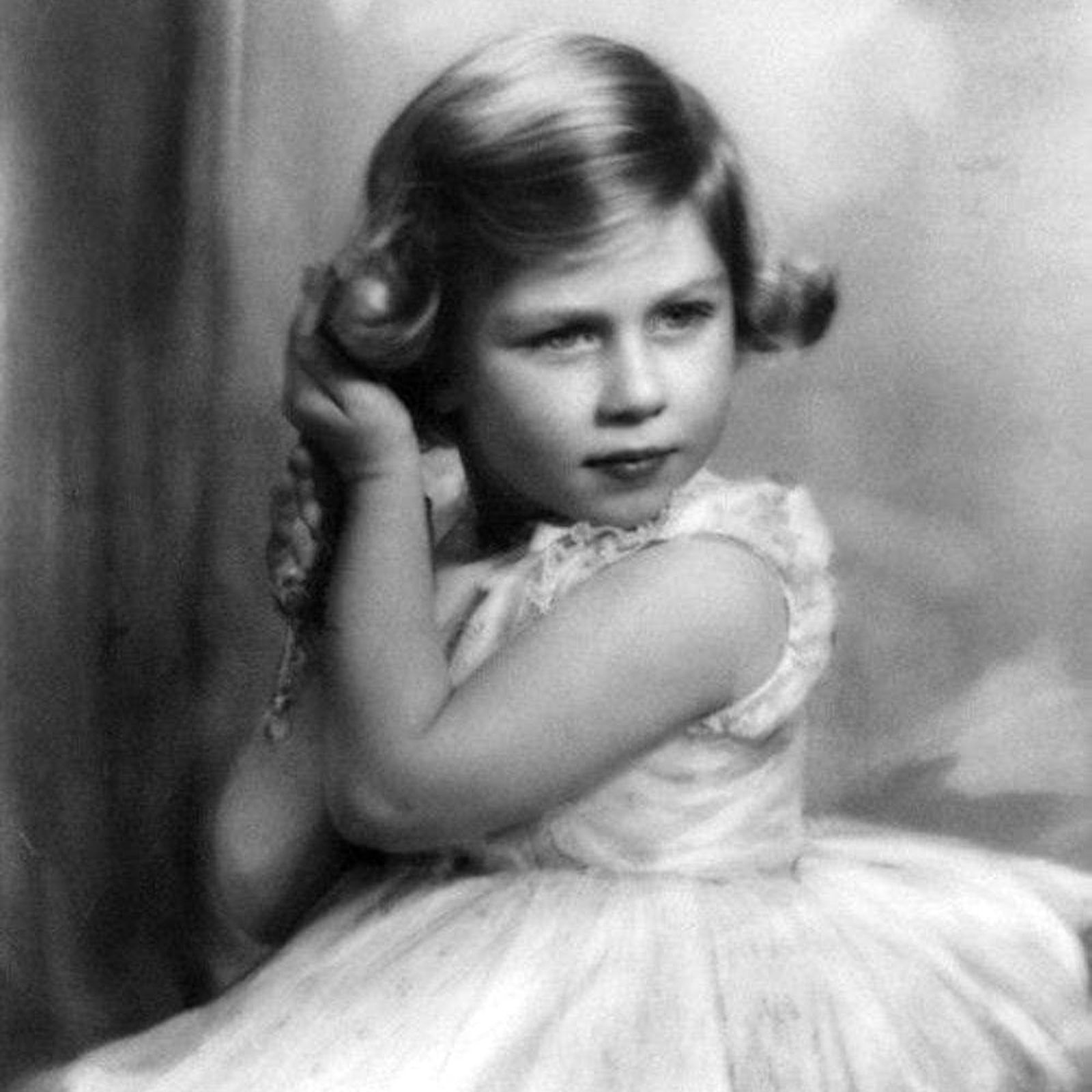 Isabel II, de niña.