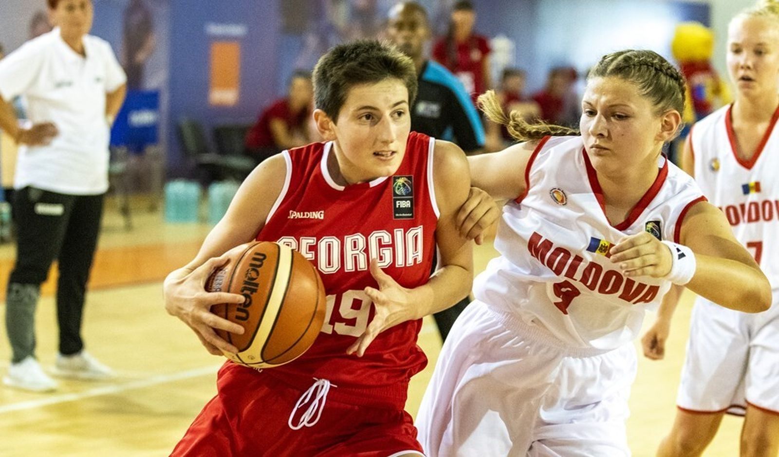 Tamar Papuashvili, en un partido con la selección de Georgia.