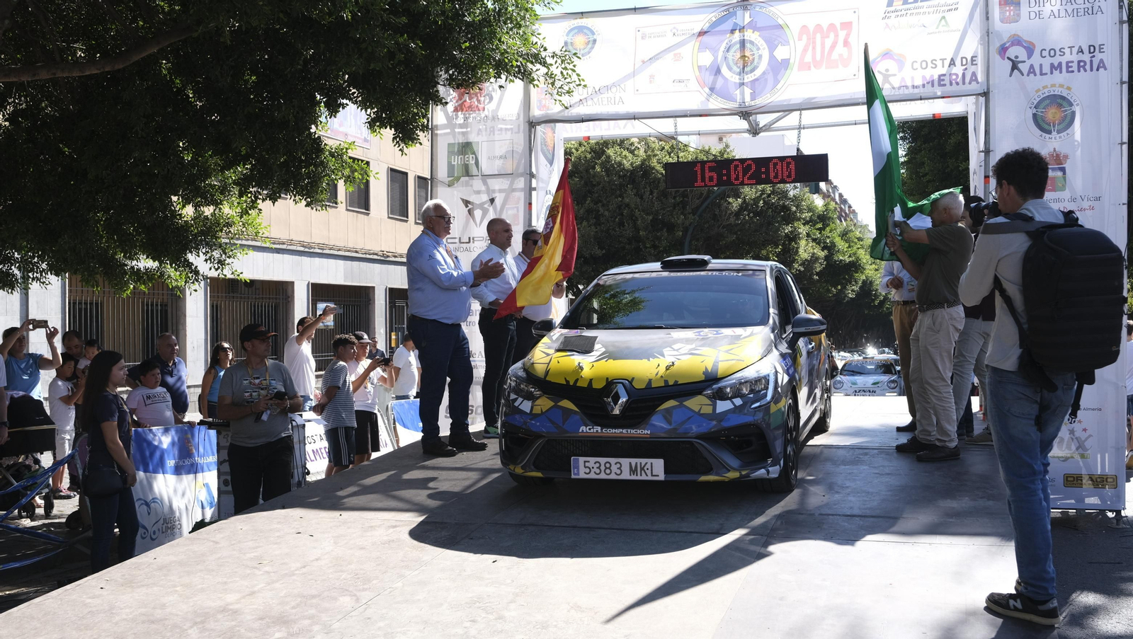 Imágenes de la salida del Rallye Costa de Almería