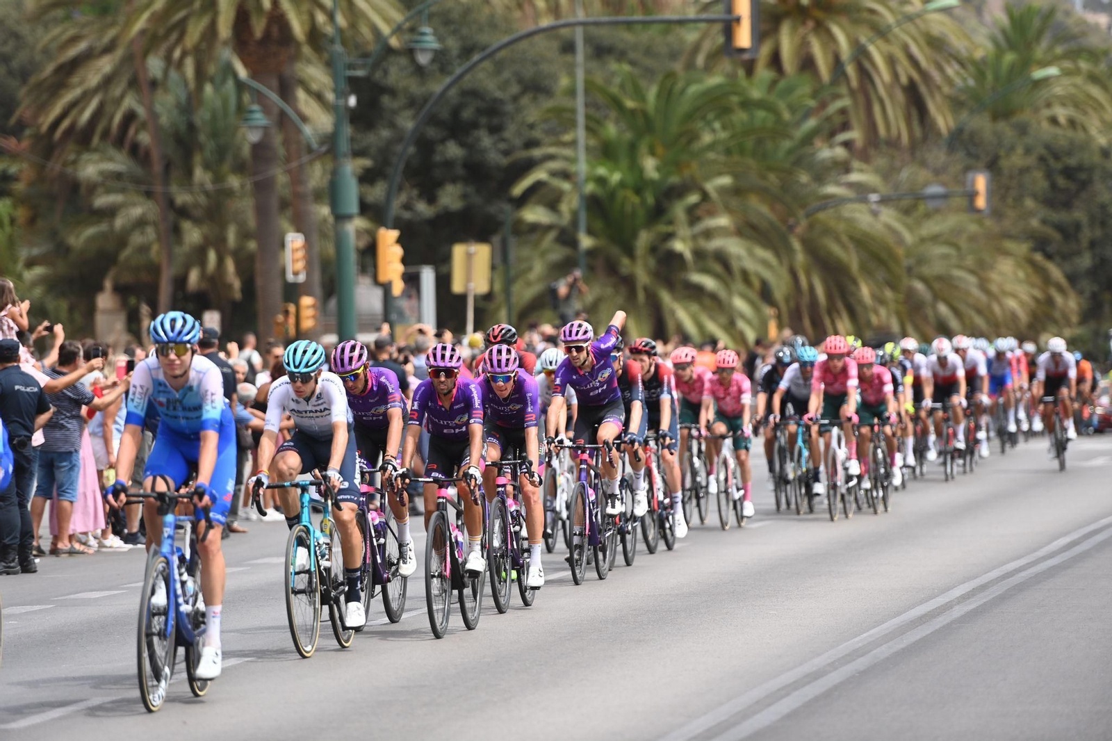 Las fotos de la Vuelta a España al paso por Málaga capital