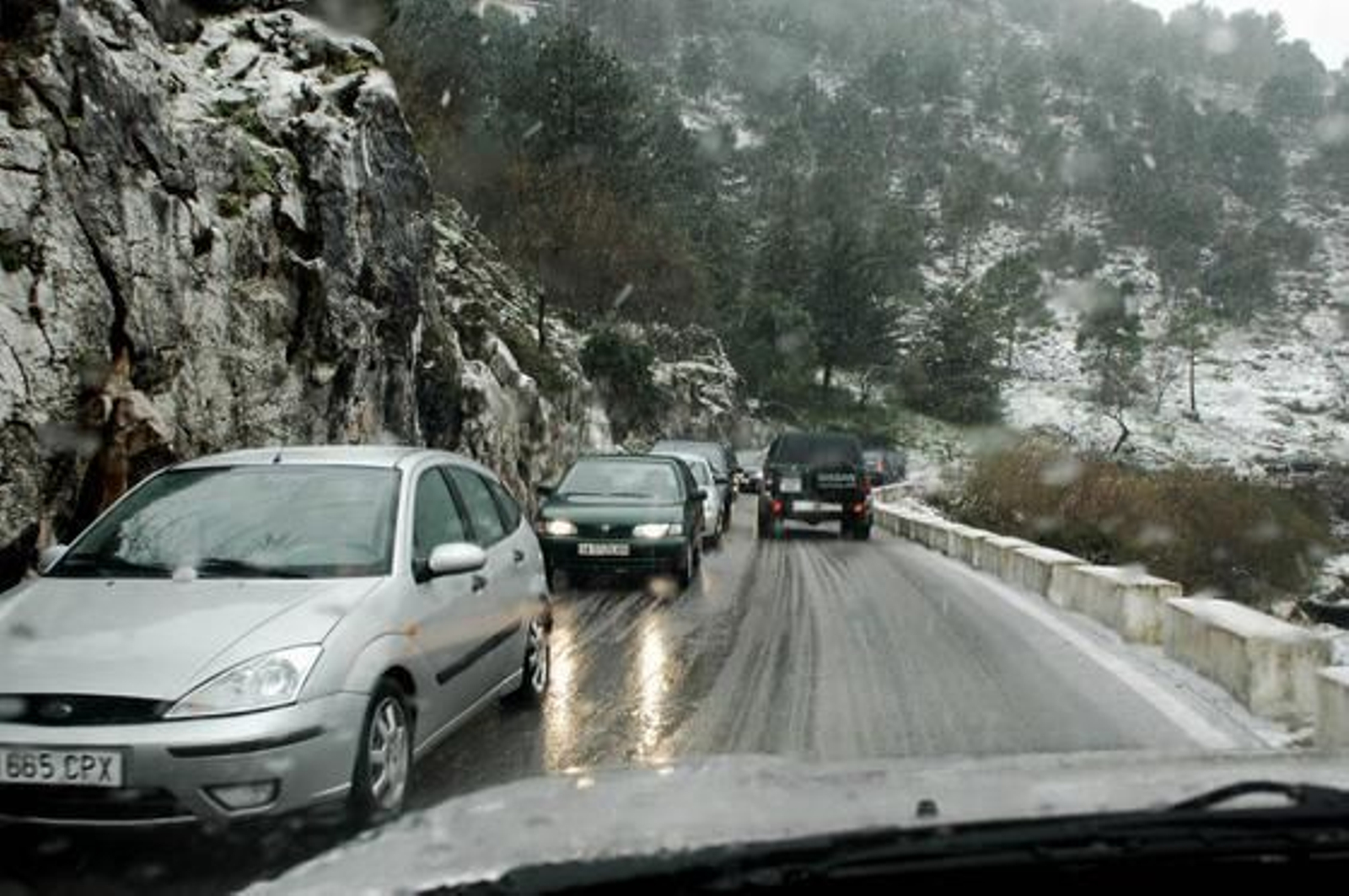 La nieve cubre Andalucía