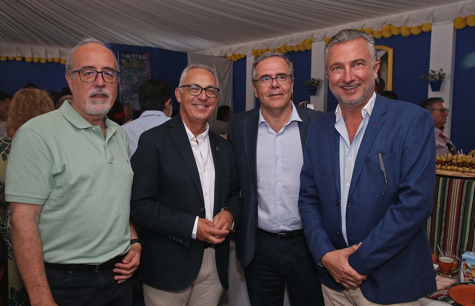Fotos de la copa de autoridades en la caseta municipal de la Feria Real de Algeciras 2023