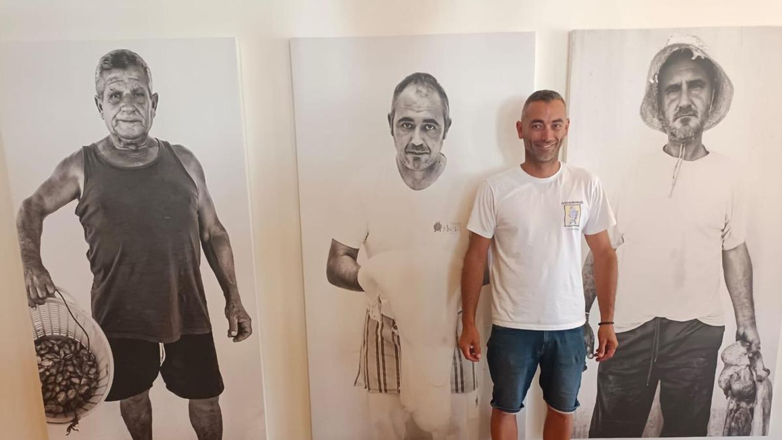 Emilio Marín, pescador de confianza del equipo de Cataria. Emilio Marín, pescador de confianza del equipo de Cataria.