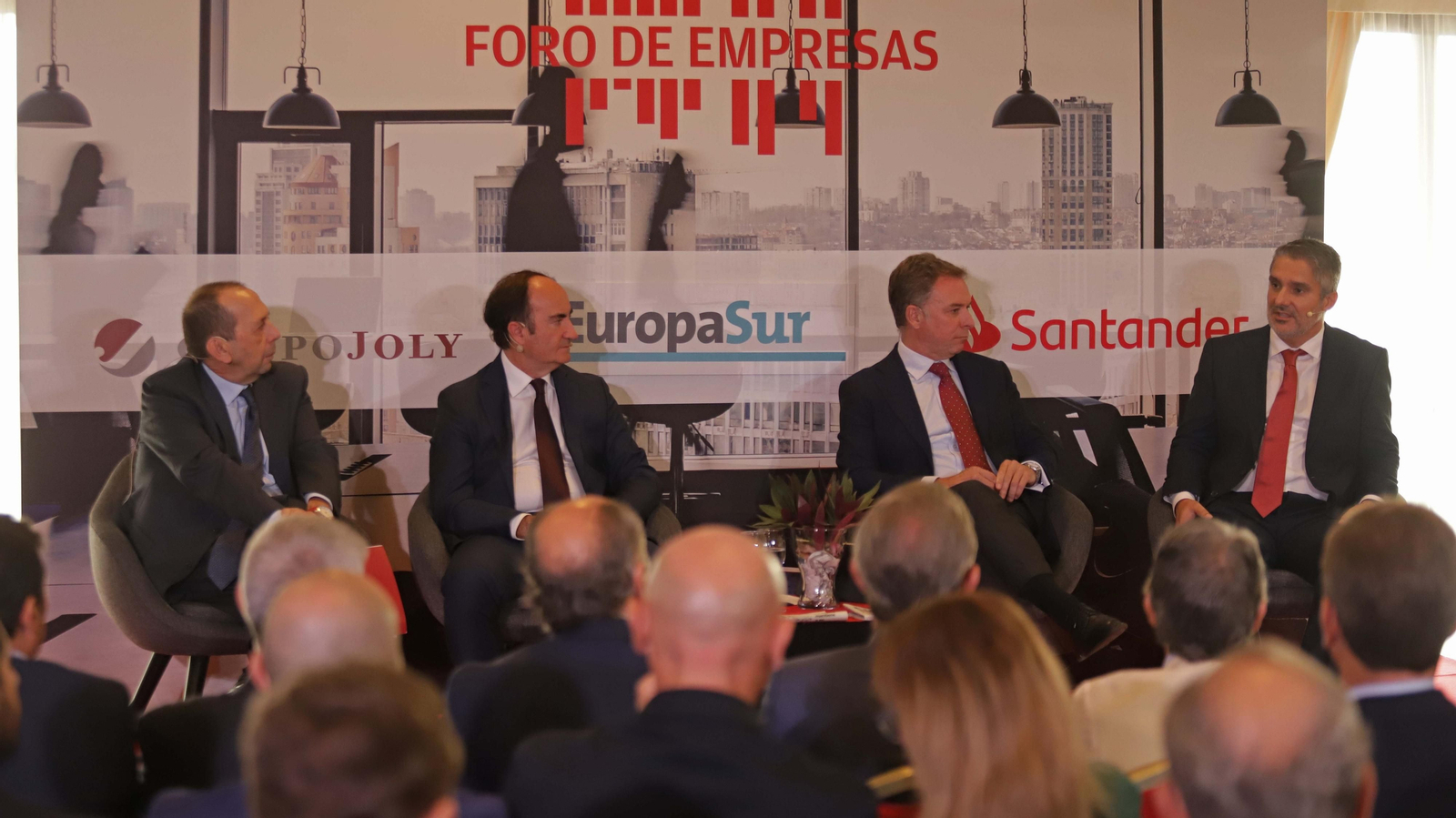 Foro de empresas del Grupo Joly con Jorge Paradelas, consejero de Industria y Energía de la Junta de Andalucía