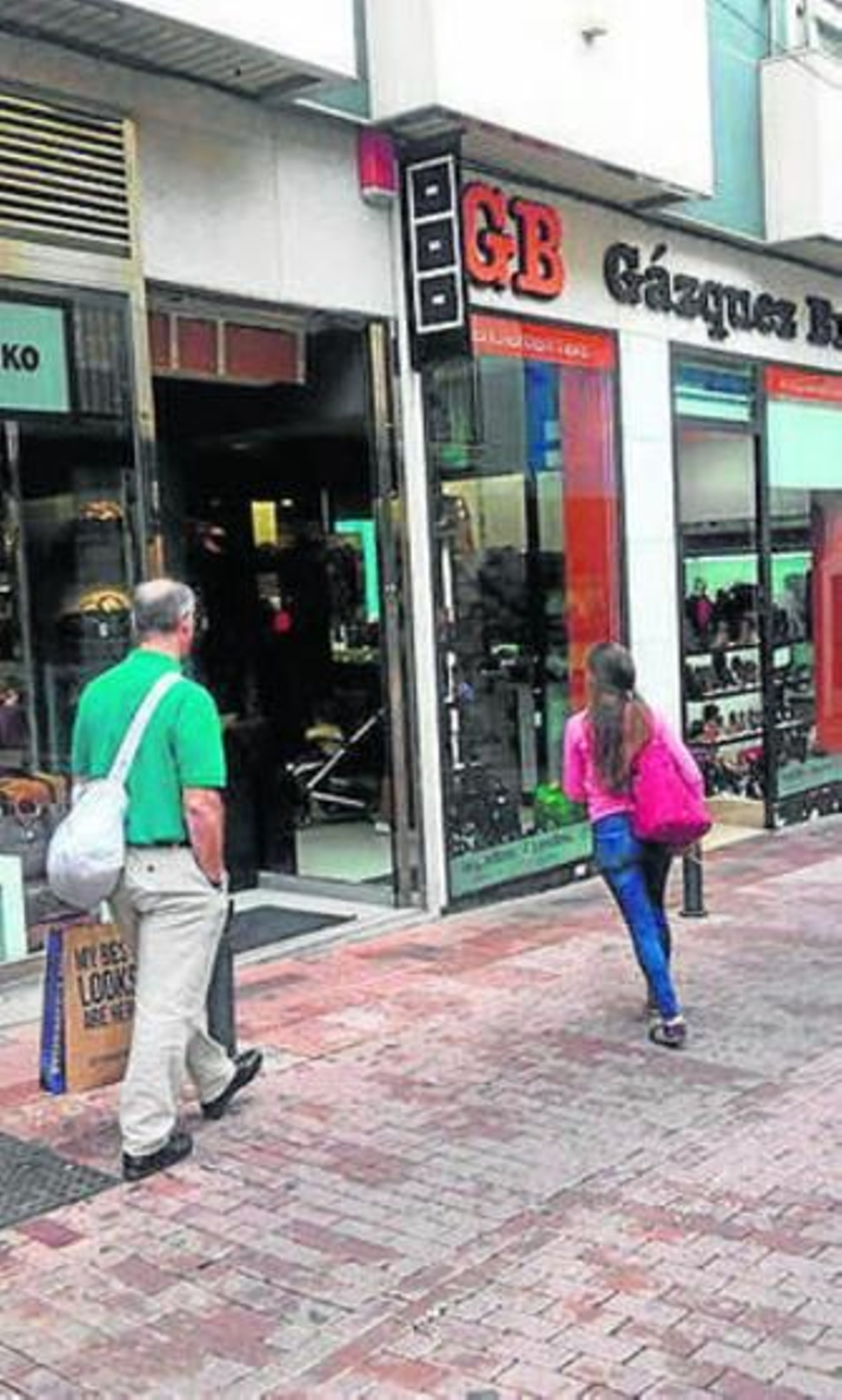 Calle peatonalizada en Motril.