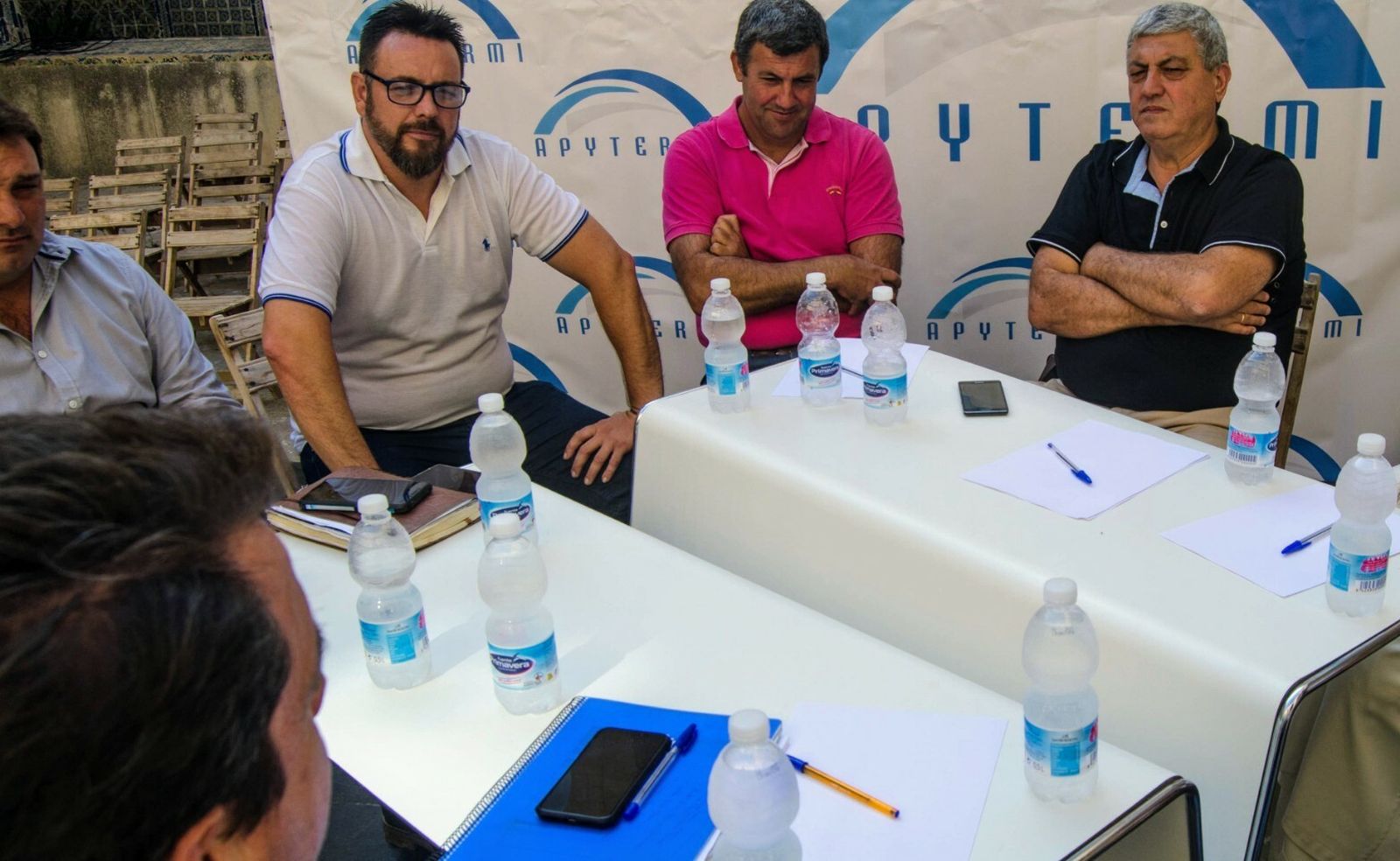 La reunión de Apytermi con profesionales del sector agrario de la comarca se celebró en el Santuario de Regla de Chipiona.