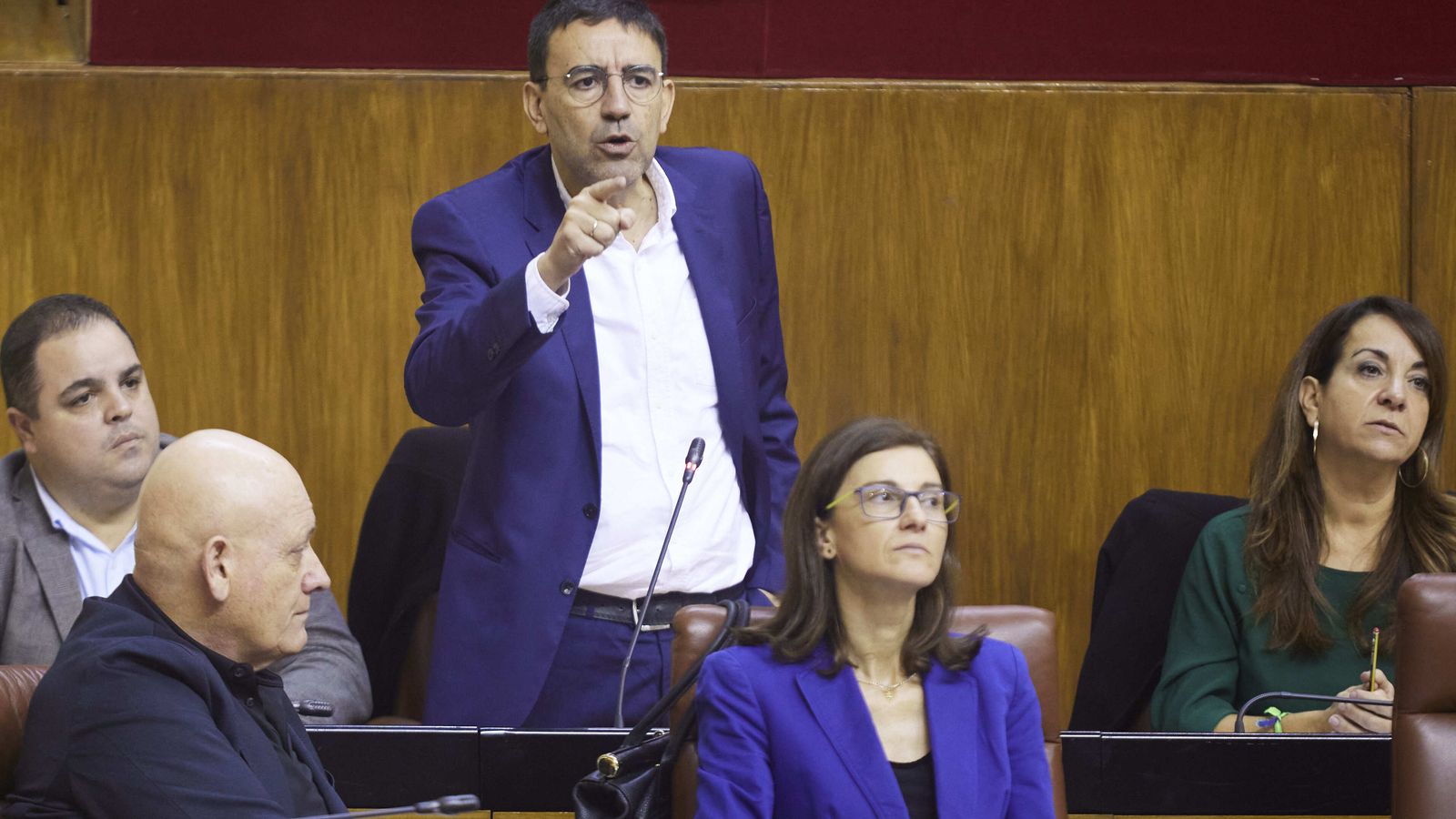 Mario Jiménez en su enfrentamiento con Antonio Sanz en la Sesión de Control.