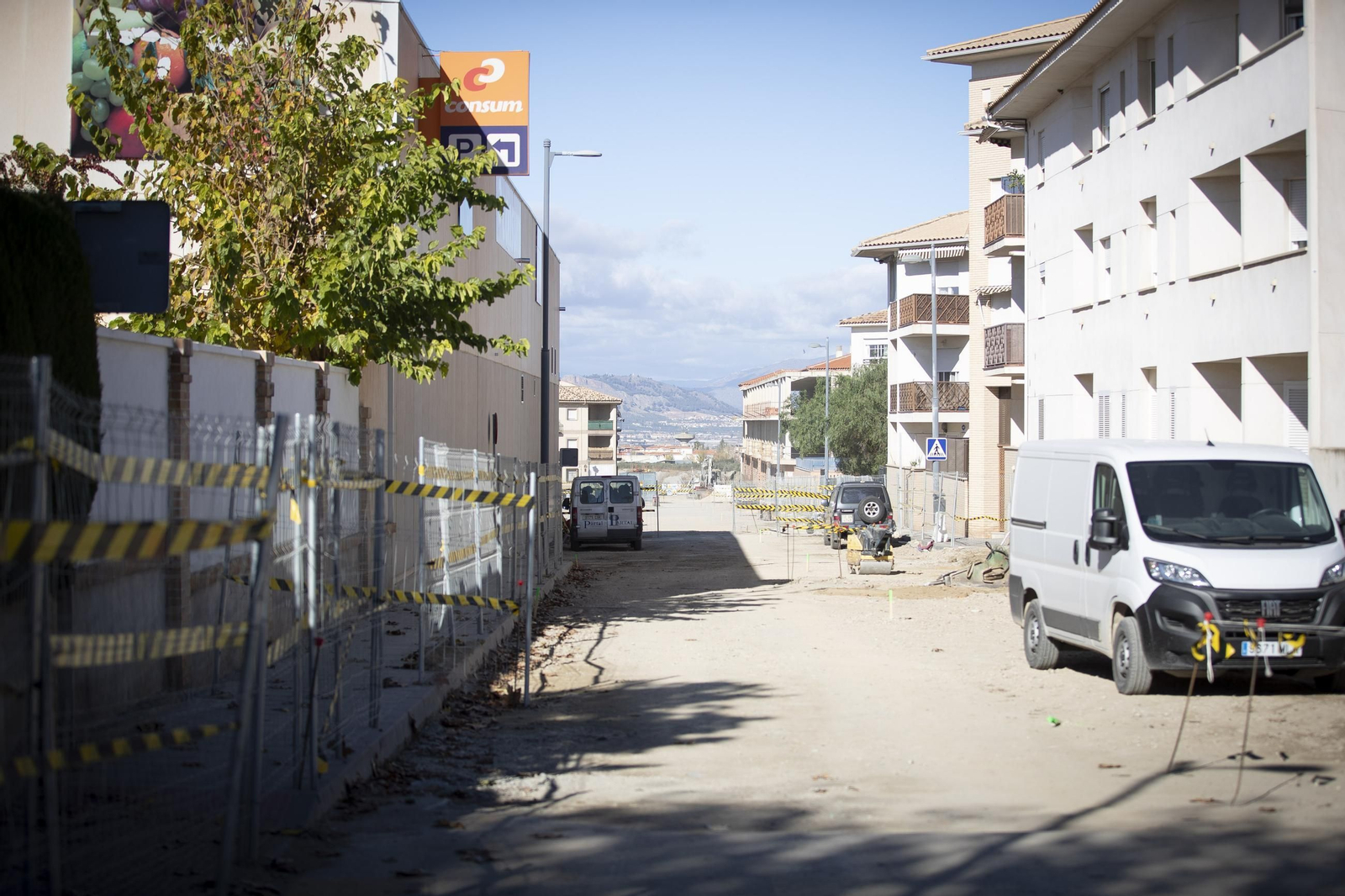 Calle Estación de Tranvías en Las Gabias