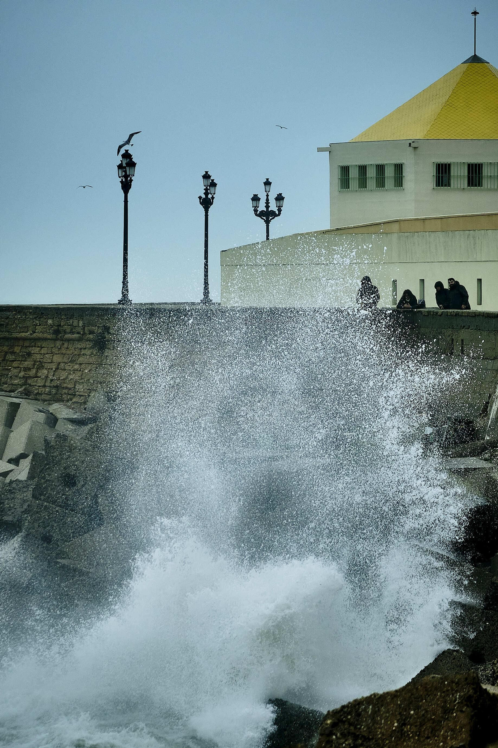 El temporal Elsa en Cádiz y la provincia