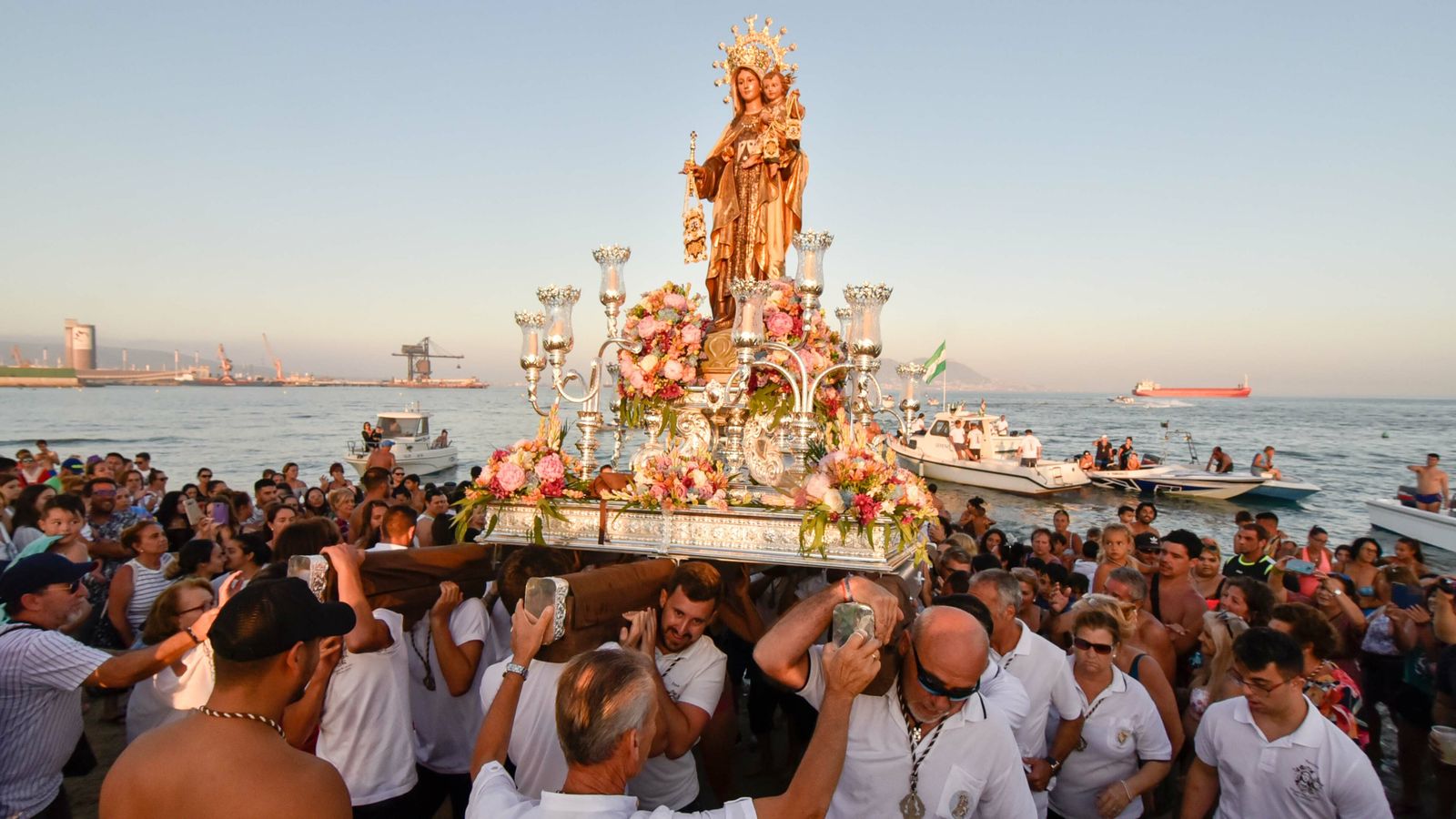 Las mejores fotos de la procesión  de la Virgen del Carmen en Palmones