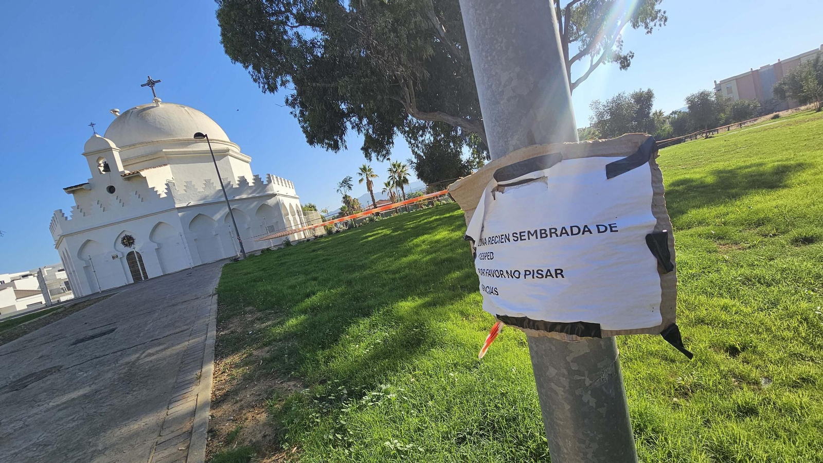 Fotos de los nuevos 12.000 metros cuadrados de zonas verdes de la Ermita, en Algeciras Fotos de los nuevos 12.000 metros cuadrados de zonas verdes de la Ermita, en Algeciras
