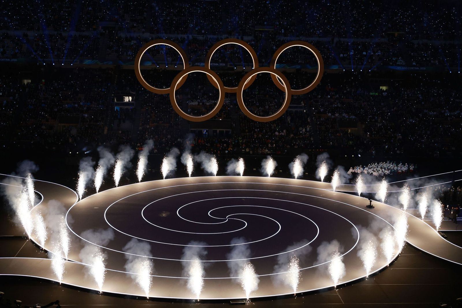 Las fotos de la inauguración de los Juegos Olímpicos de invierno de 2026