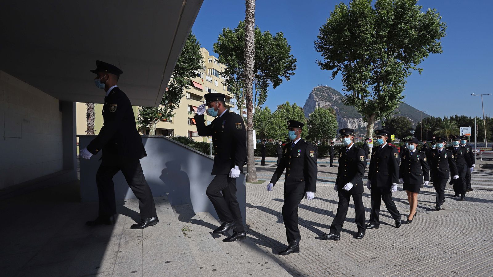 Acto de jura de cargo de la XXXIV promoción de Policía Nacional en La Línea