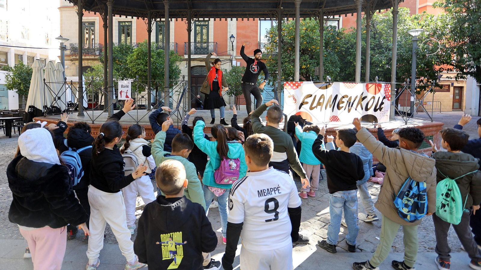Yincana flamenca en el centro de Jerez