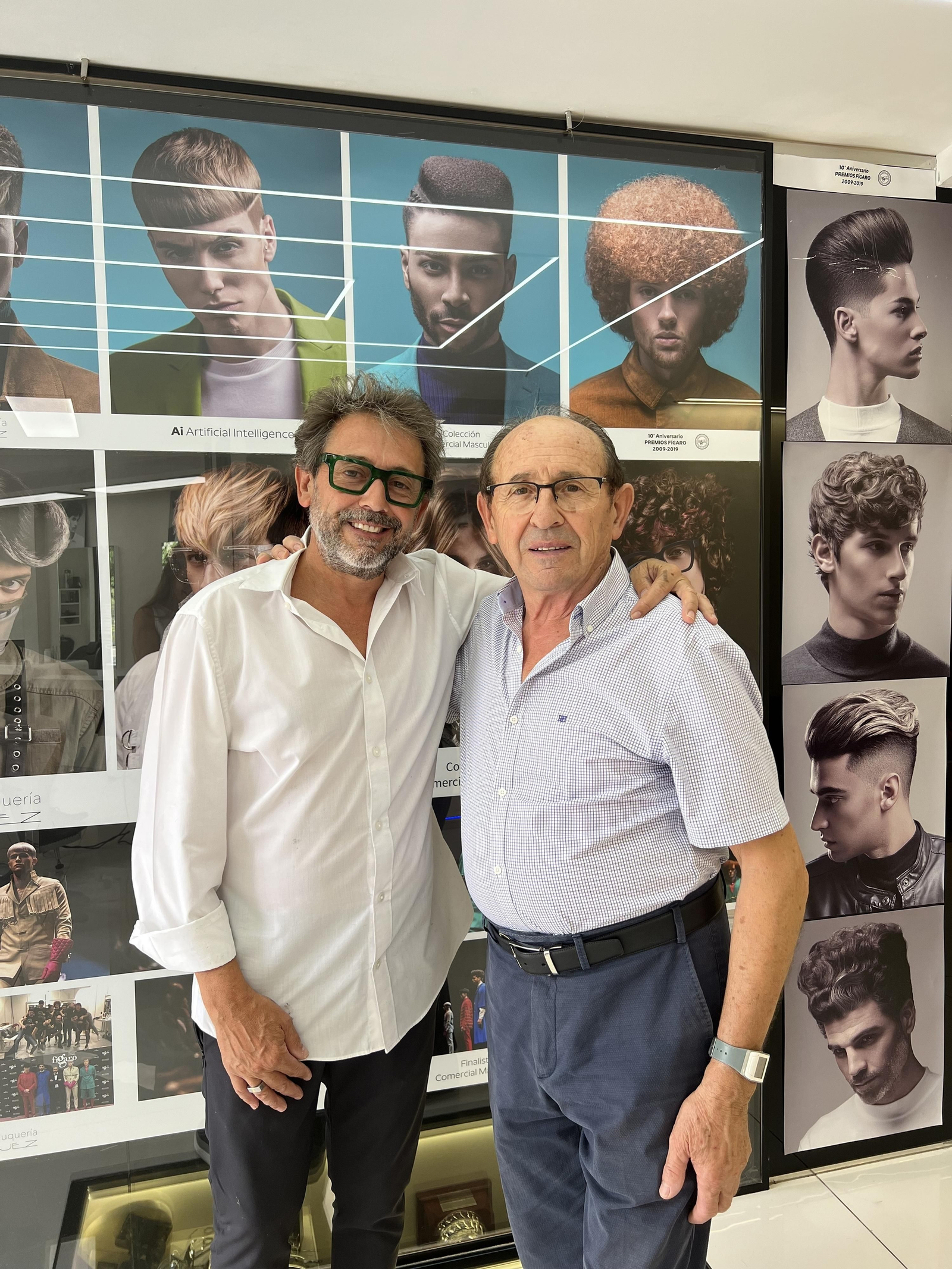 José Antonio Rodríguez junto a su padre José Rodríguez.