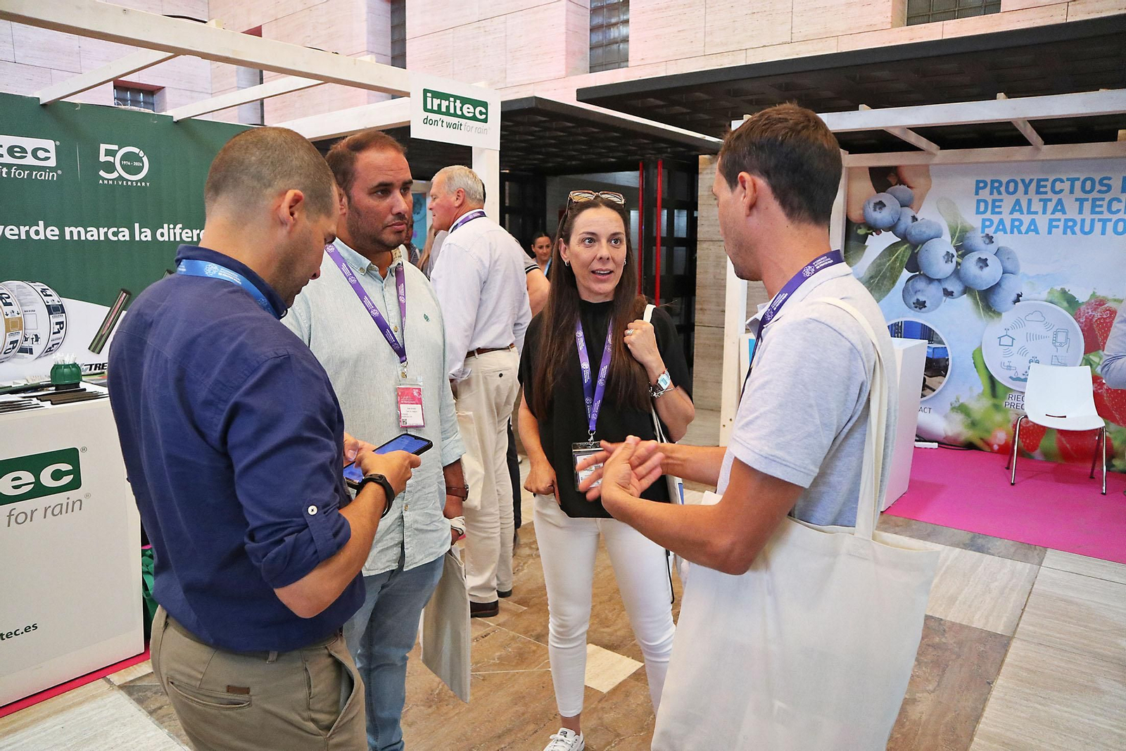 imágenes del IX congreso internacional de Frutos Rojos en Huelva