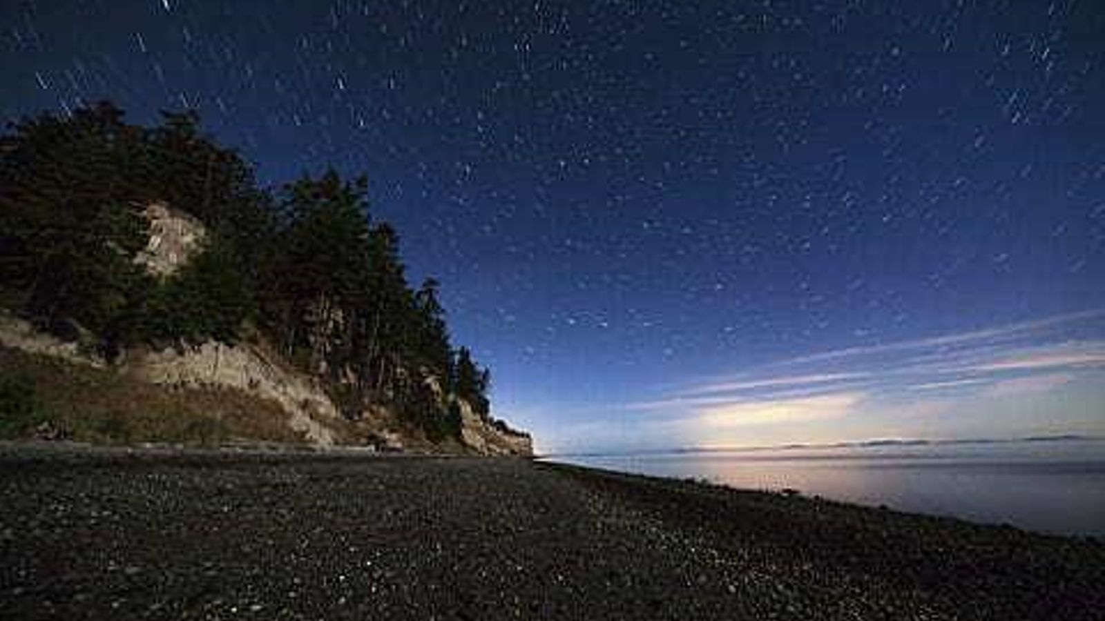La playa es un buen sitio para observar la lluvia de estrellas.