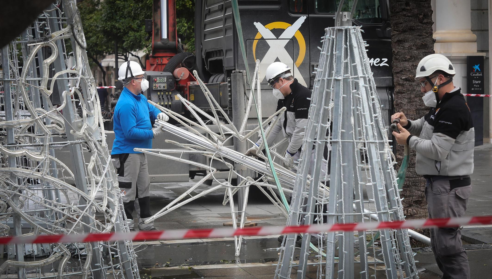 Coronavirus, imágenes del primer día de cierre de la Hostelería y comercios no esenciales en Jerez