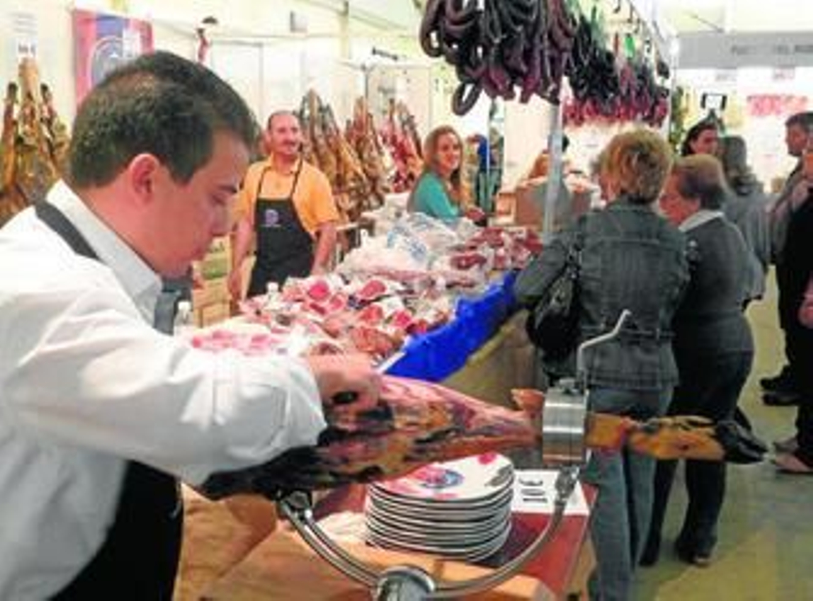 La Feria del Jamón de Aracena es una de las citas más importantes del sector onubense.