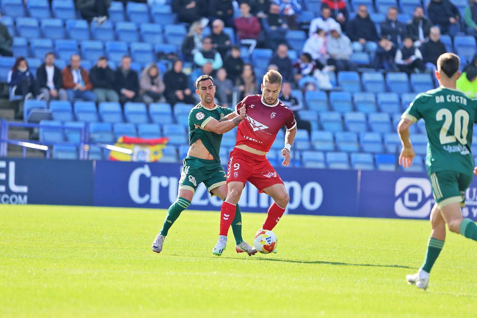 Un lance del encuentro con el Atlético Antoniano.