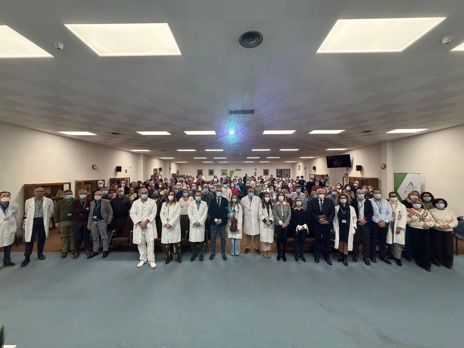 Acto de homenaje a los profesionales jubilados.