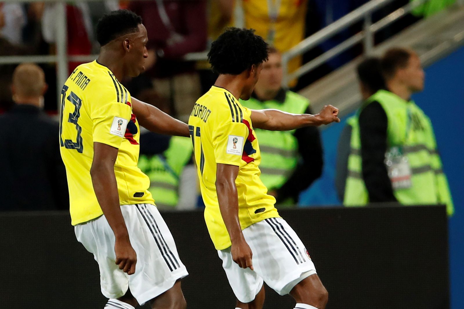 Las imágenes del Colombia-Inglaterra