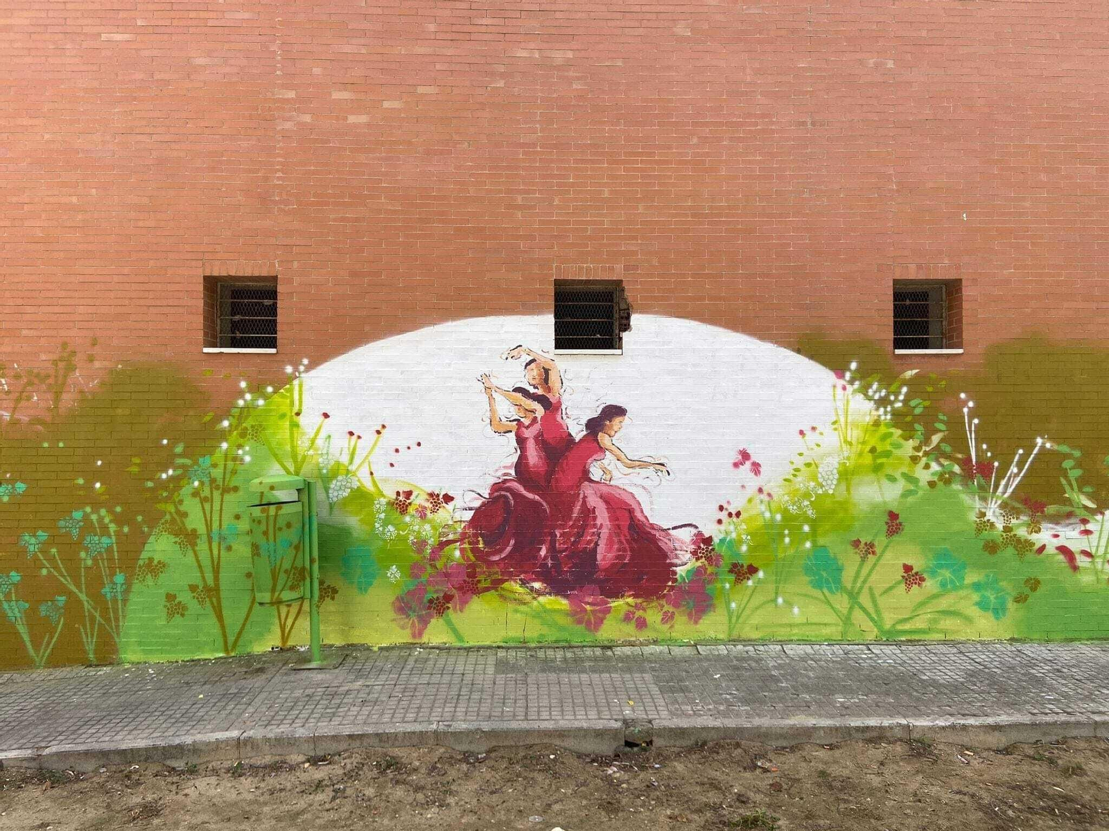 Cómo se hizo el mural de la alegría de Alalá Jerez