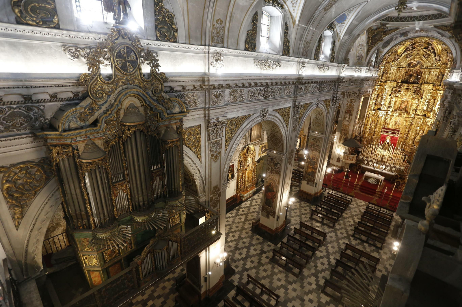 La restauración del coro alto de la parroquia de la Magdalena