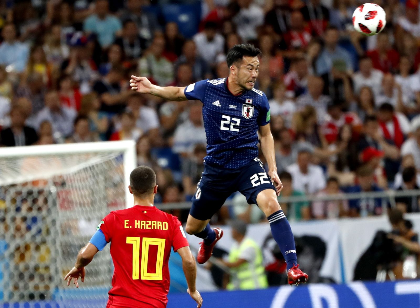 Las imágenes del Bélgica-Japón