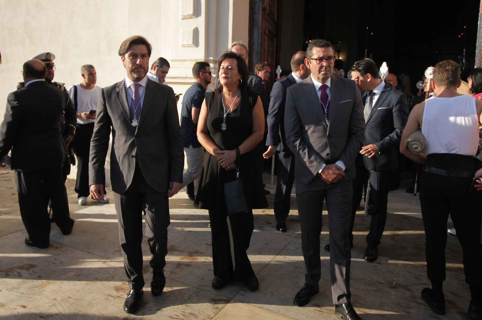 Imágenes del Señor de Pasión en la procesión del centenario de la hermandad