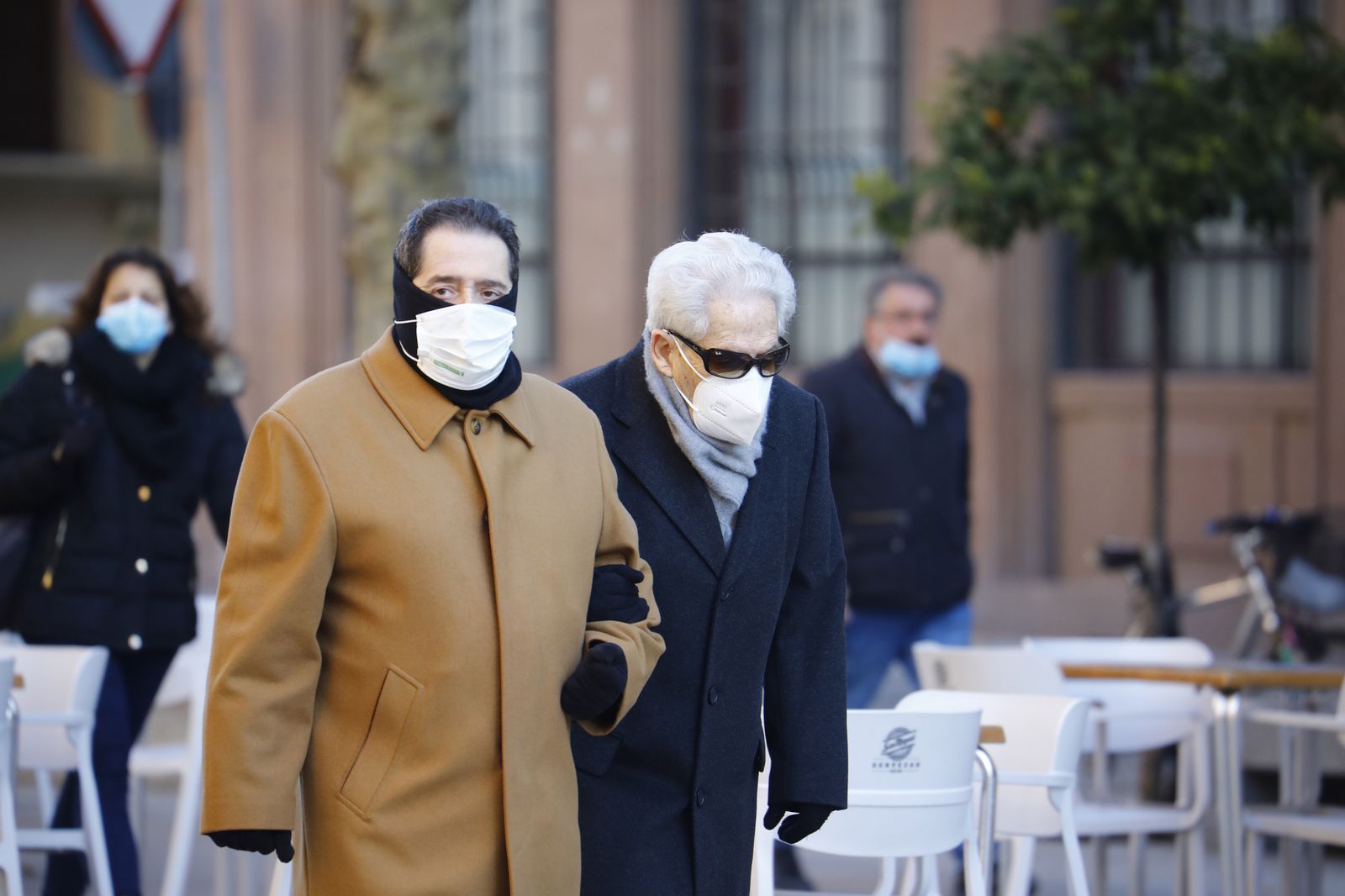 Las fotos de una gélida mañana en Córdoba con aviso amarillo por frío