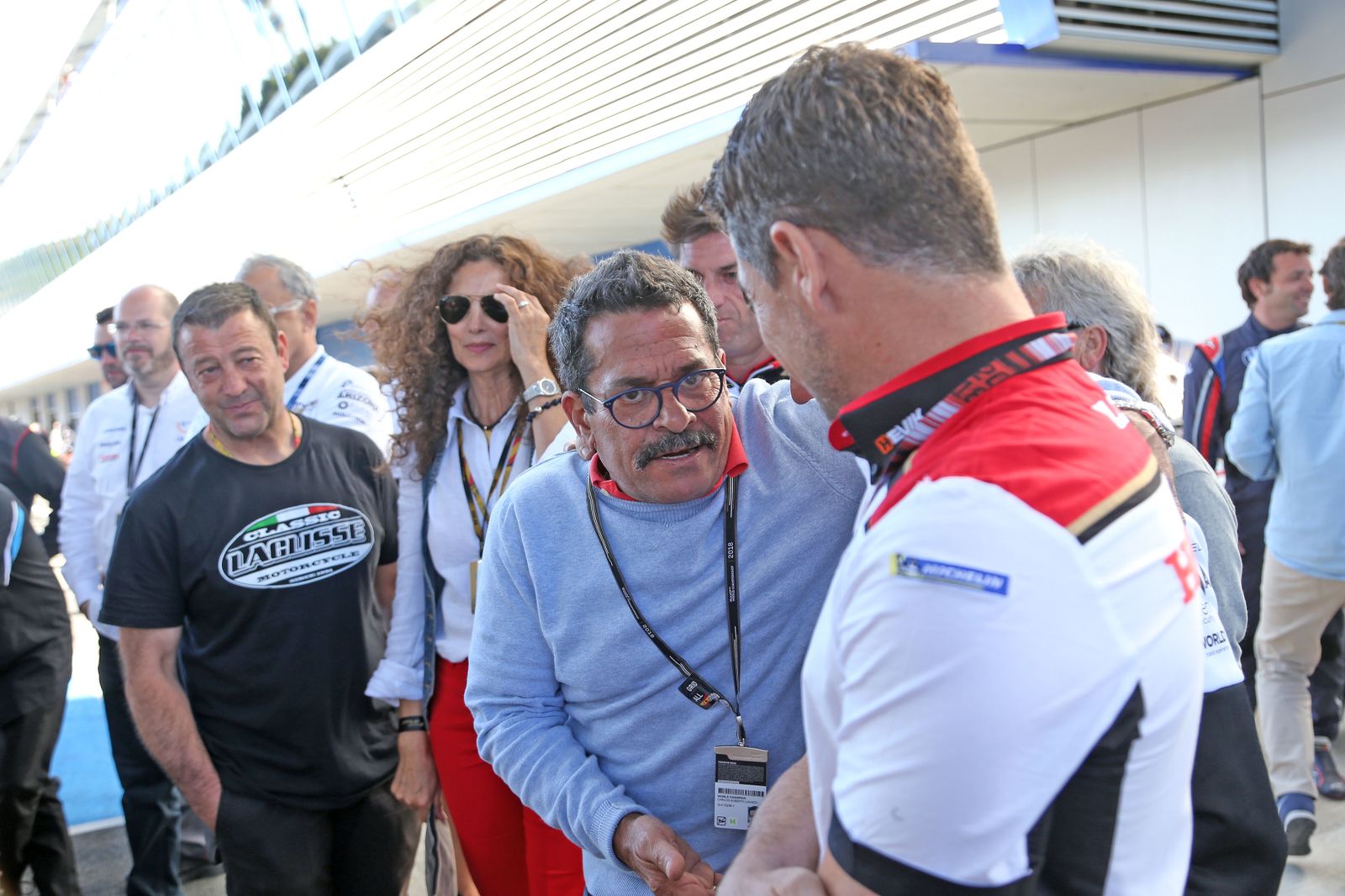 Las imágenes del homenaje a Ángel Nieto en el GP de España