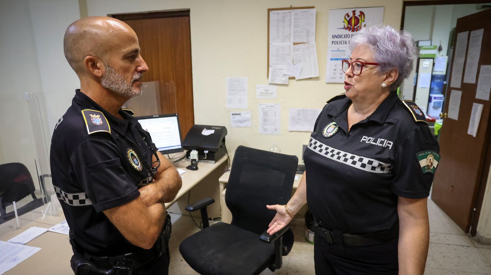Mari Luz la primera mujer policía de Jerez se jubila