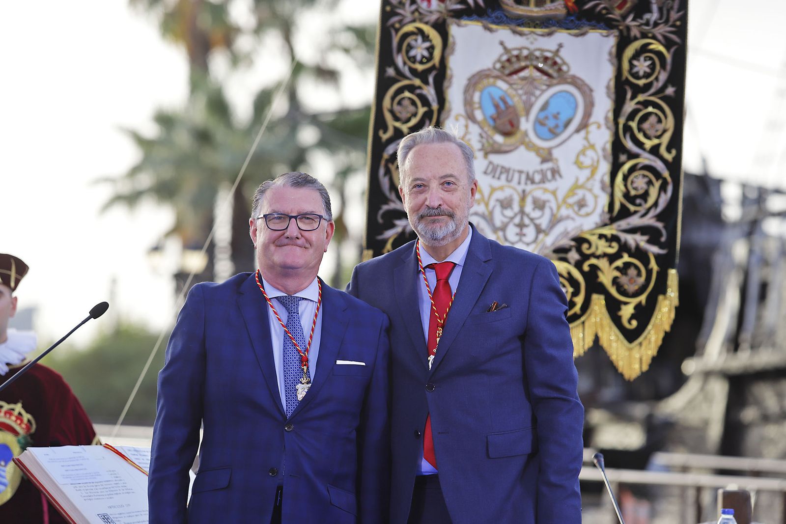 Imágenes de la constitución de la Diputación de Huelva