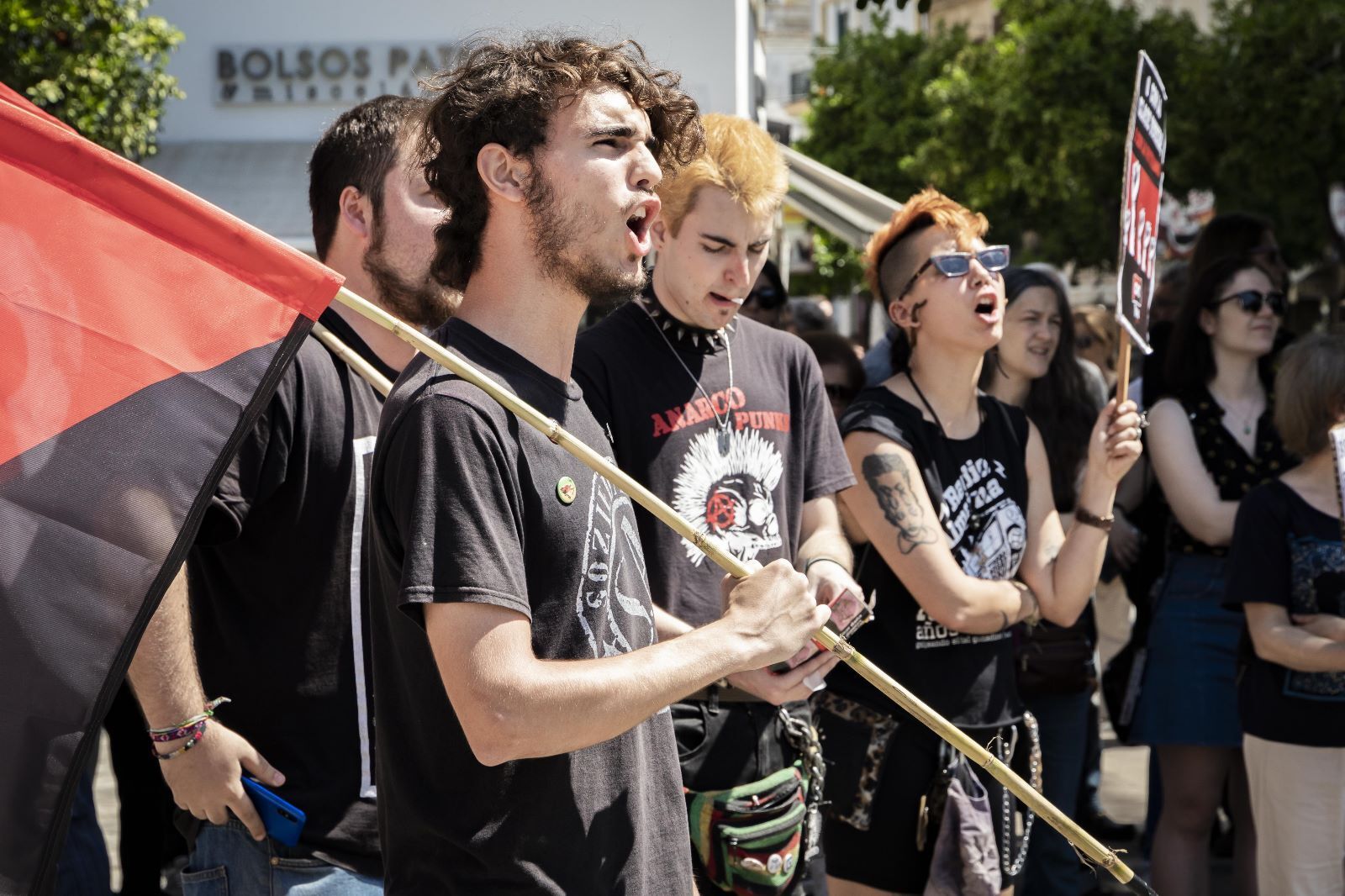 Manifestación del Primero de Mayo en Jerez bajo el lema 'Sobran los motivos'