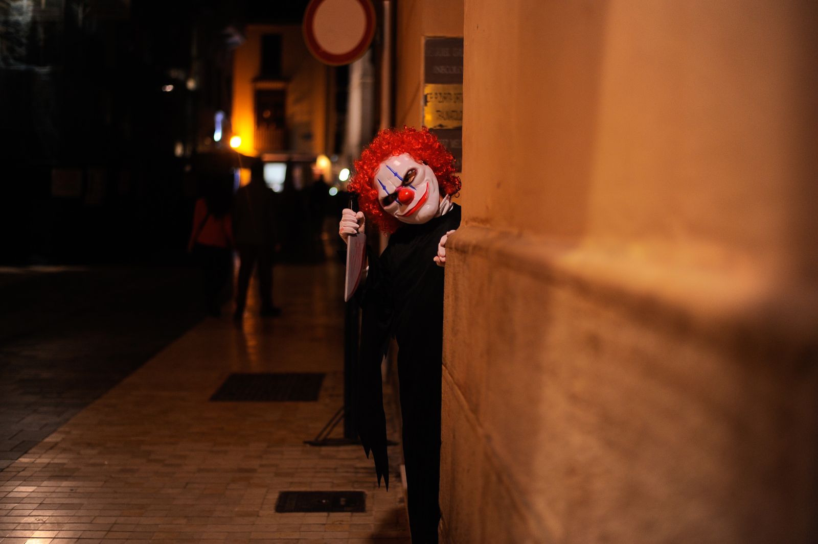 La noche de Halloween en el centro de Málaga