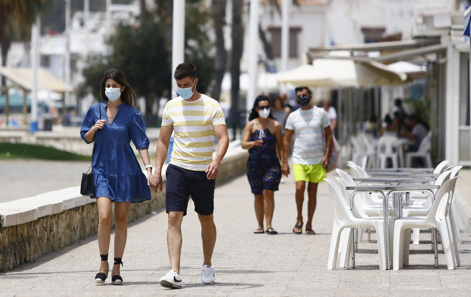 El paseo marítimo de Pedregalejo.