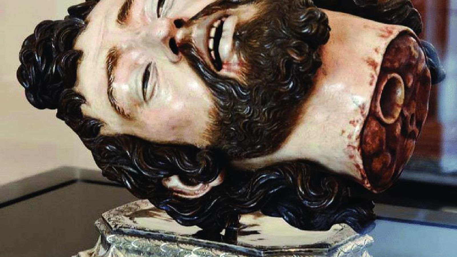 Esta tenebrosa escultura se atribuye al famoso artista cordobés Juan de Mesa