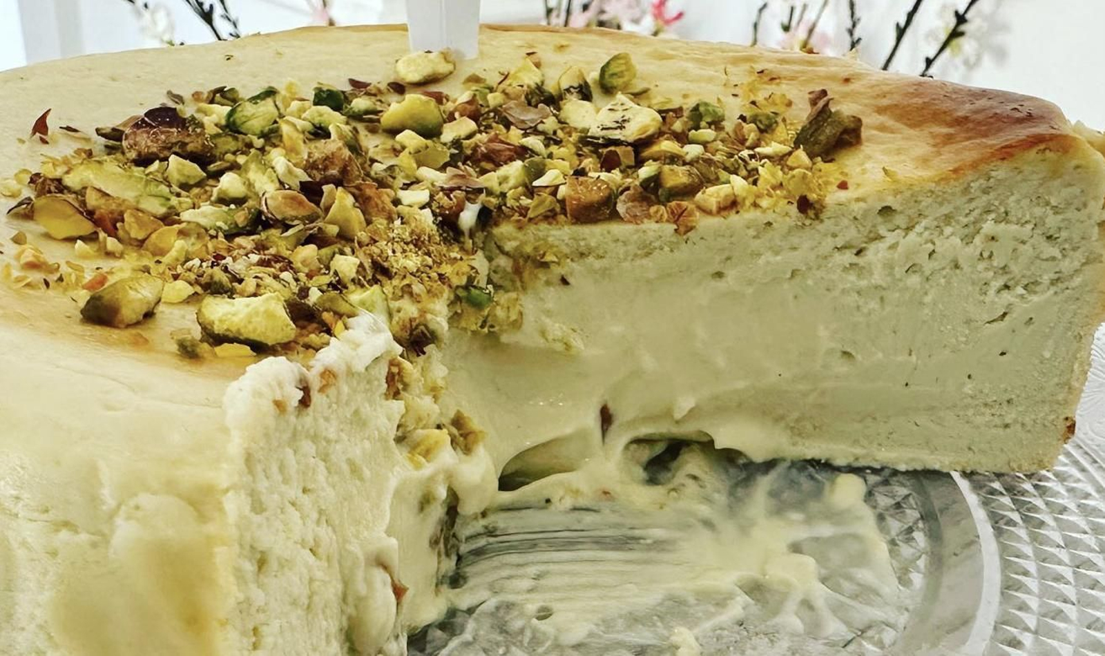 Tarta de queso con pistacho de Mr. Cheescake