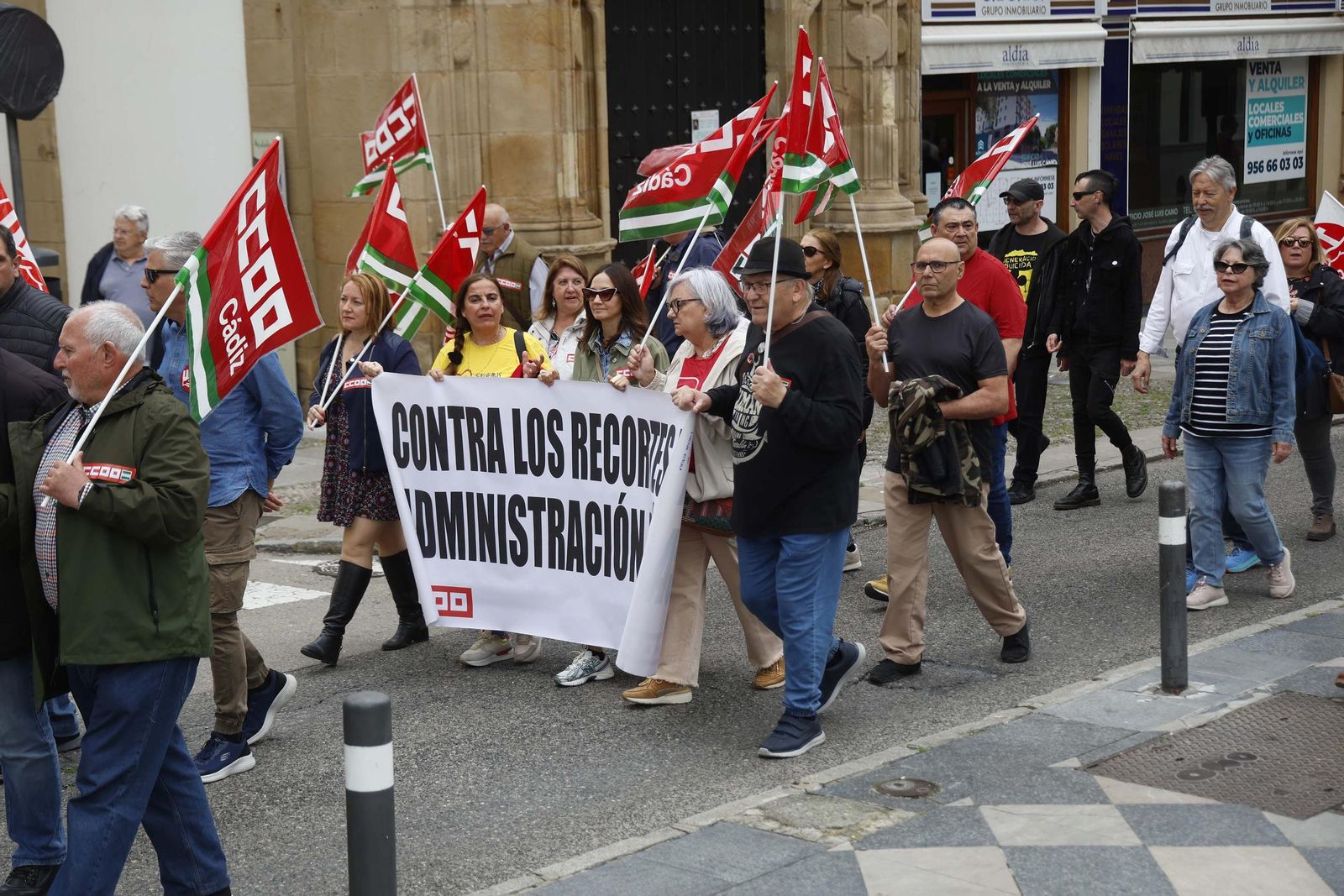 Fotos de la manifestación del Primero de Mayo en Algecira