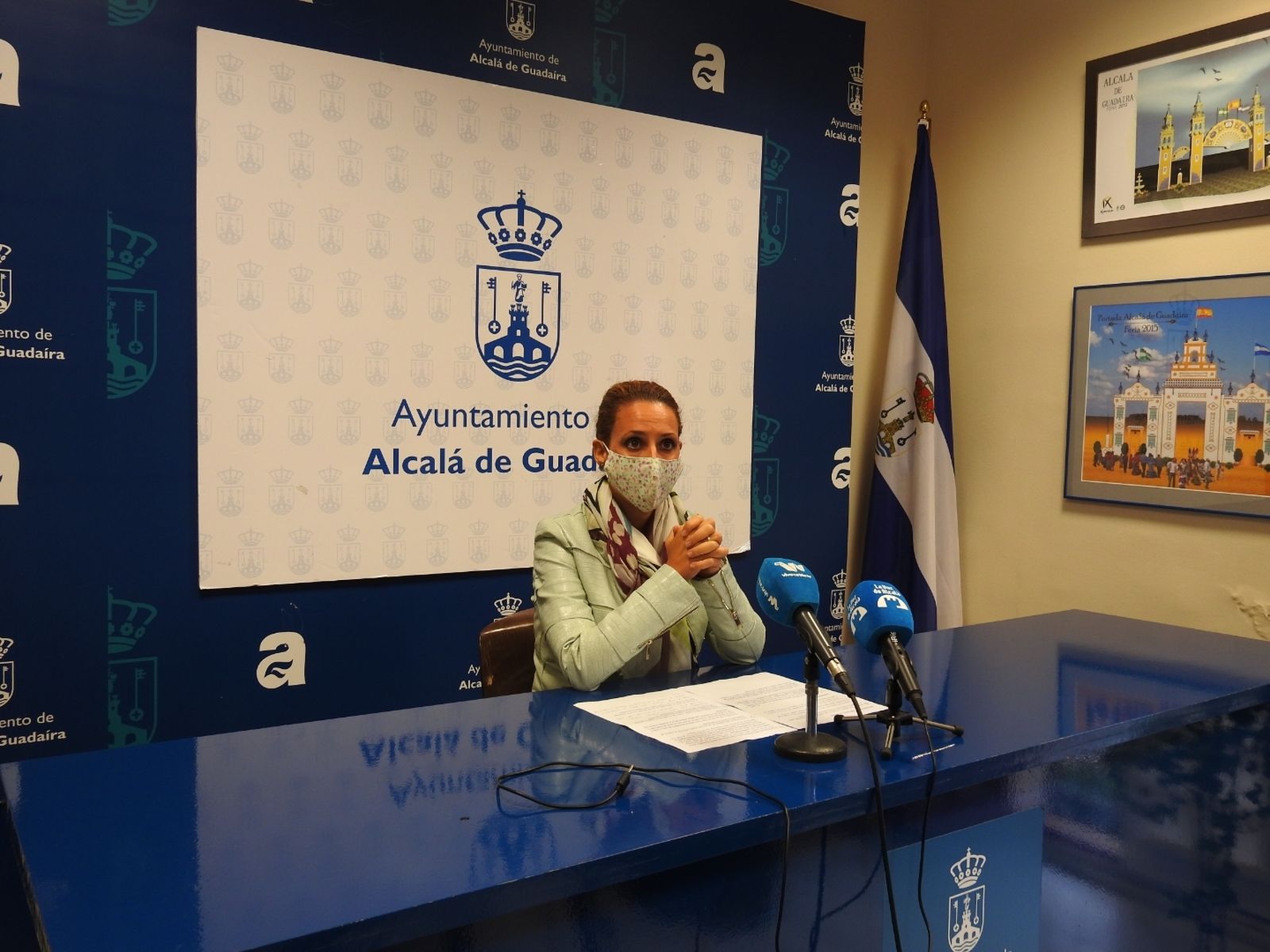 La teniente alcalde y delegada de Juventud, Rosa Carro, en la presentación del ciclo de conciertos de artistas locales.