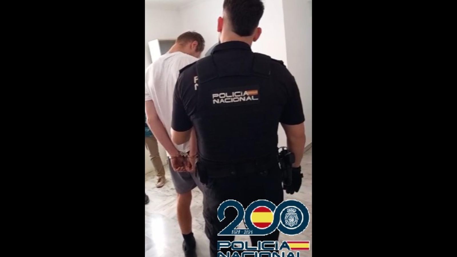 Así fue la detención del presunto agresor.