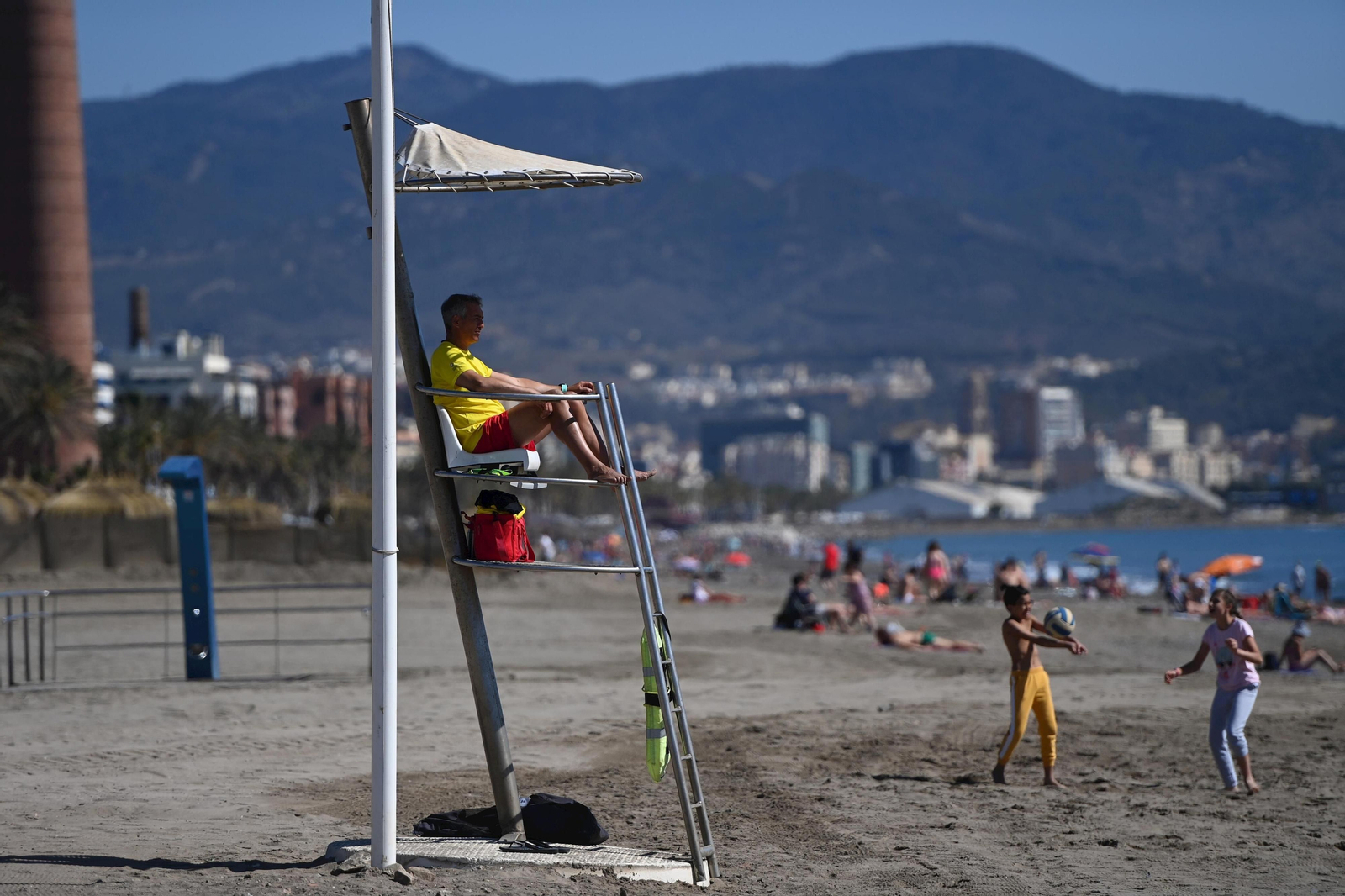 Así lucen las playas y chiringuitos de Málaga este sábado (fotos)