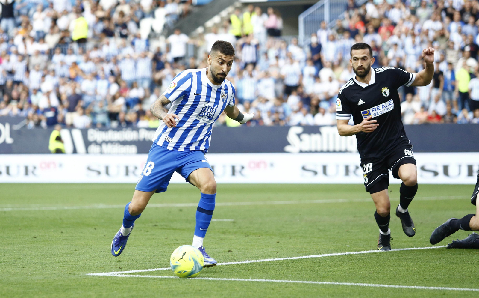 El Málaga CF-Burgos, en fotos
