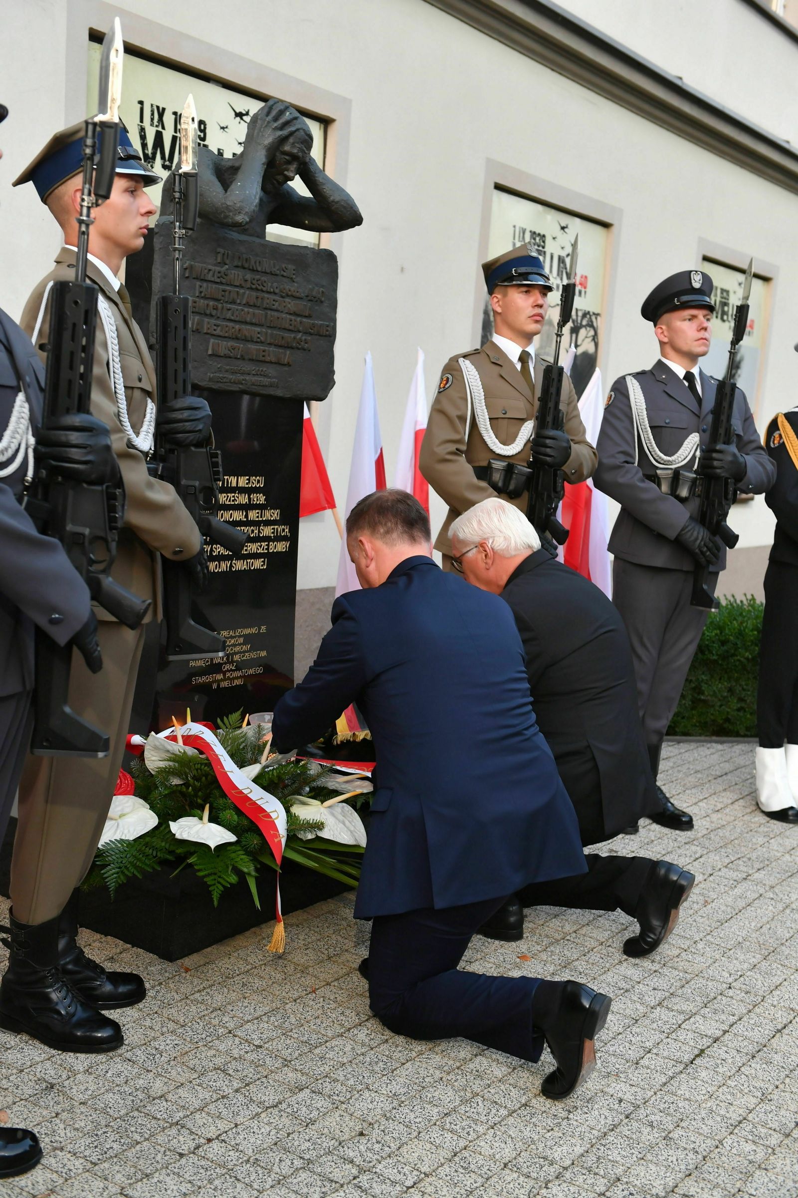 El presidente de Polonia, Andrzej Duda, y el de Alemania, Frank-Walter Steinmeier.