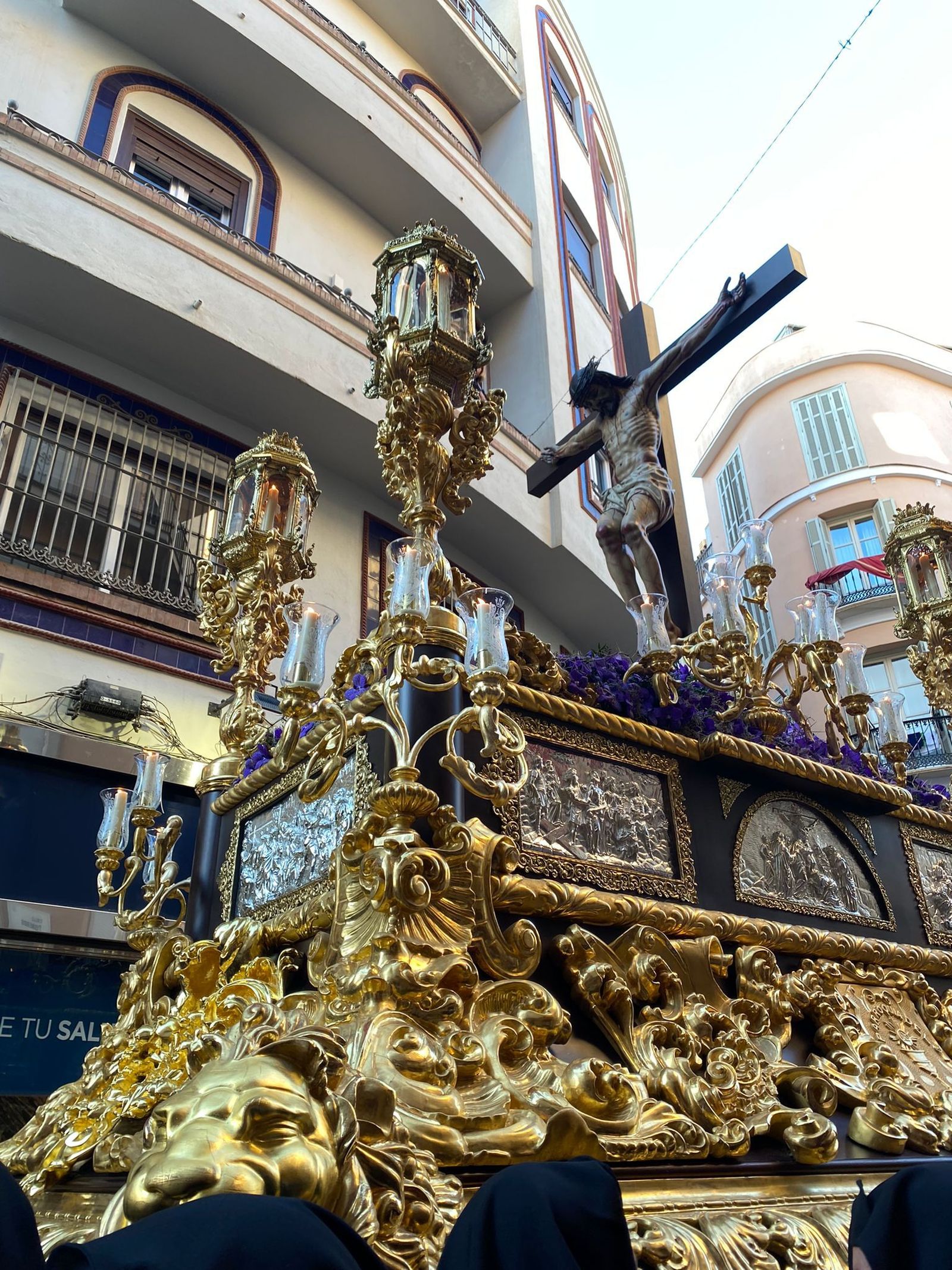 Cristo de la Clemencia por las calles de Málaga