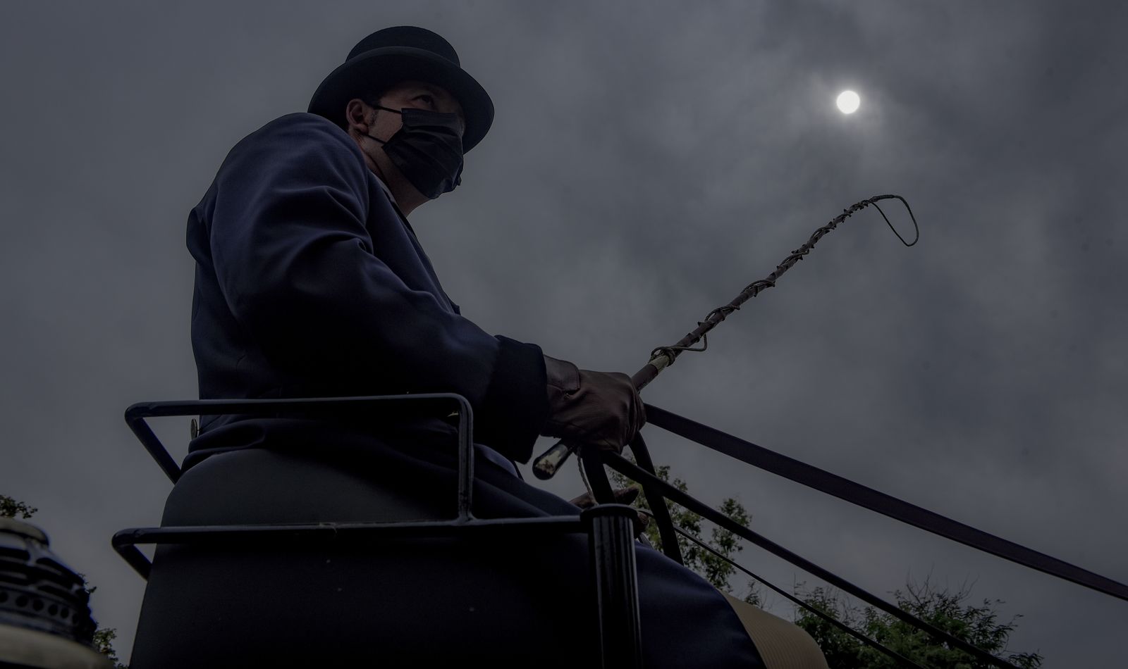 Exhibición de enganches y paseo de carruajes por el parque de María Luisa