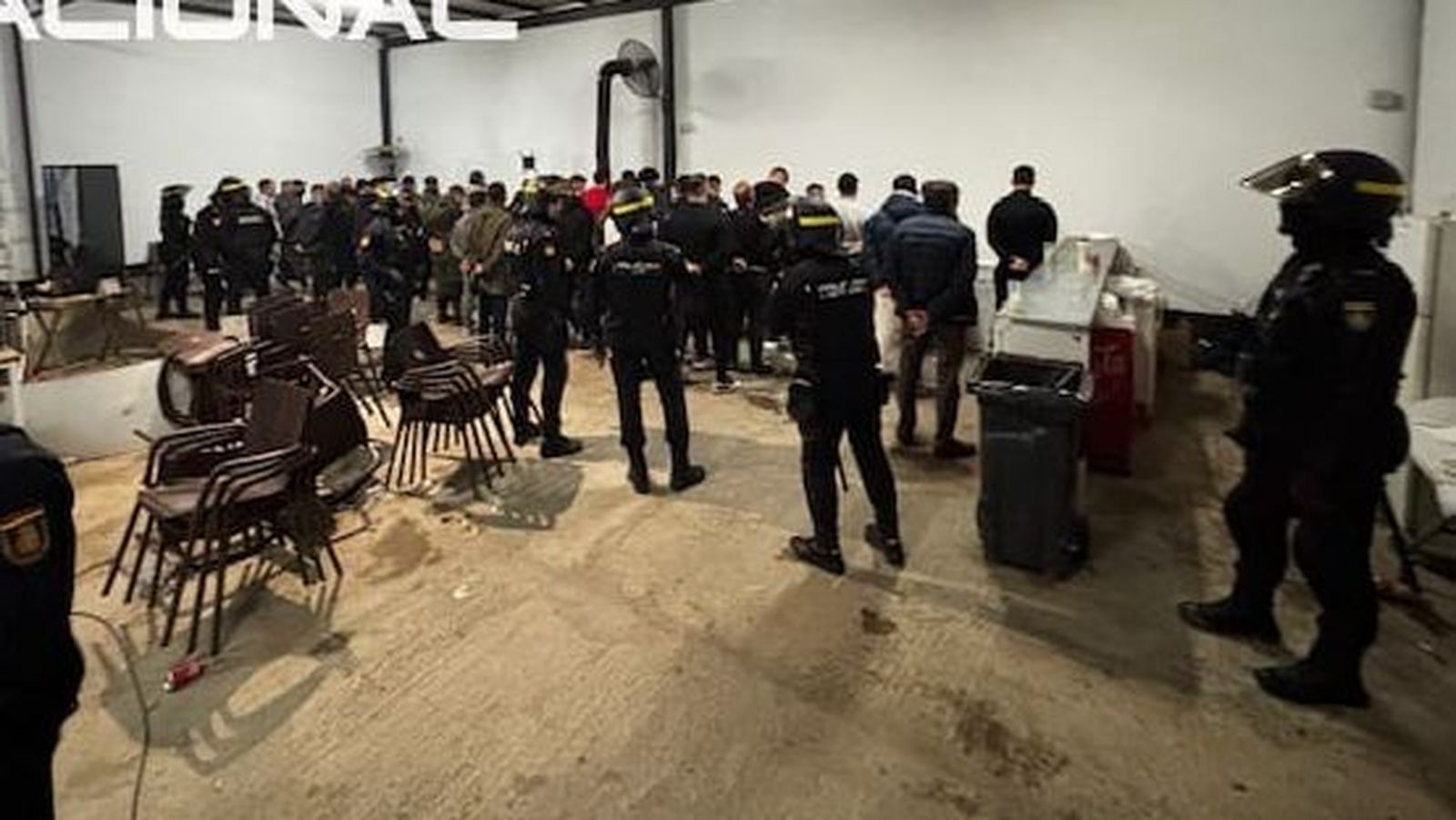 Desmantelamiento del reñidero