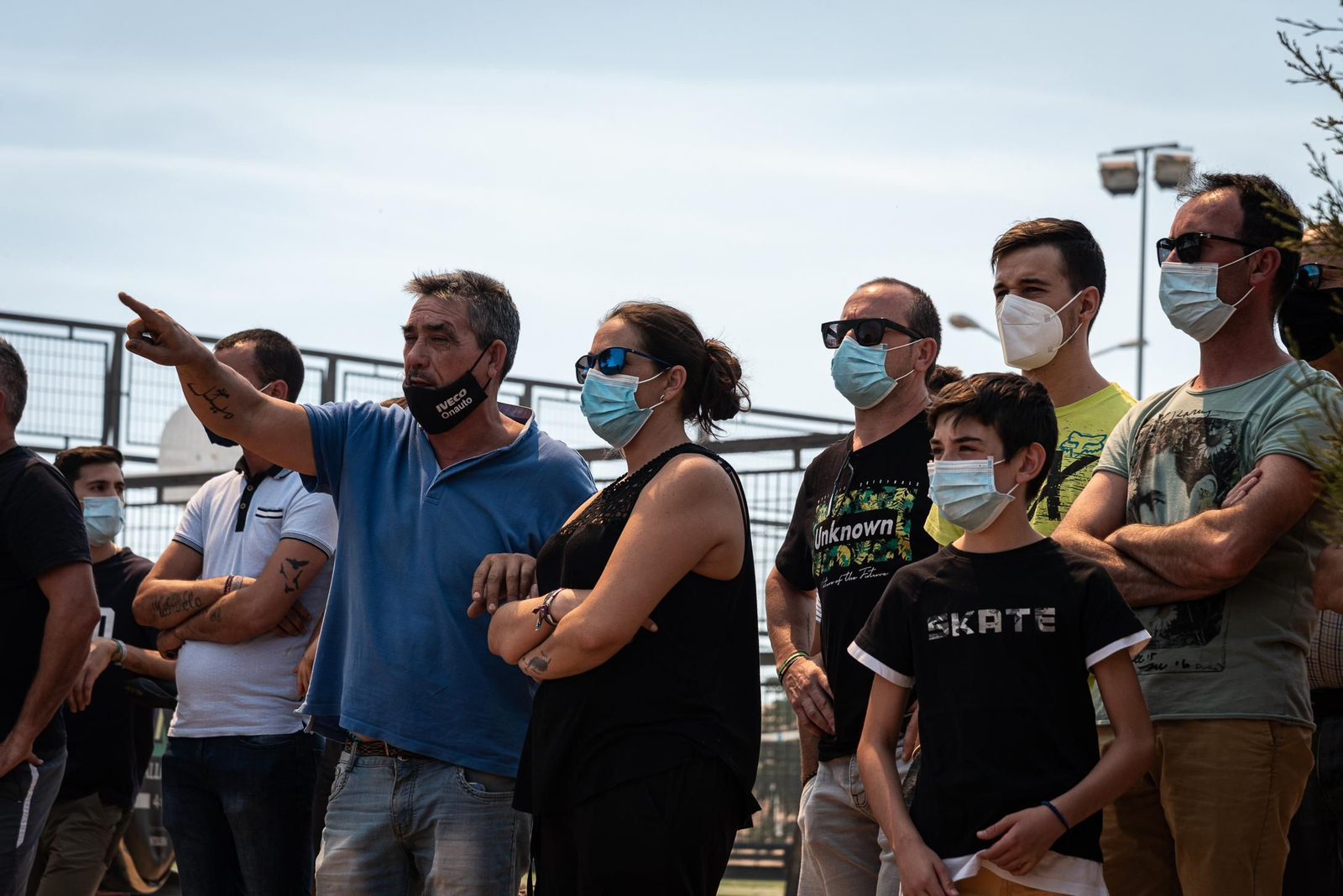 Imágenes del incendio en el cementerio de Valverde
